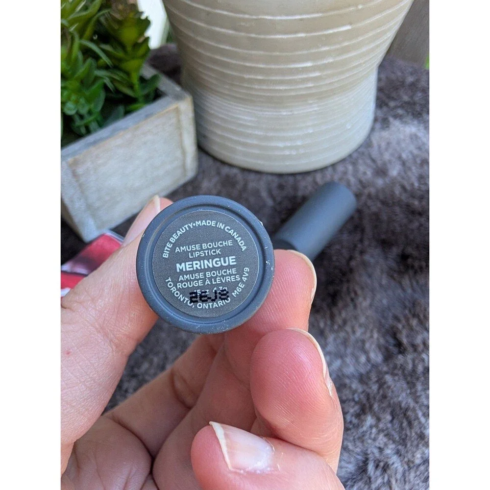 BITE BEAUTY Amuse Bouche Lipstick Color Meringue NEW Discontinued RARE